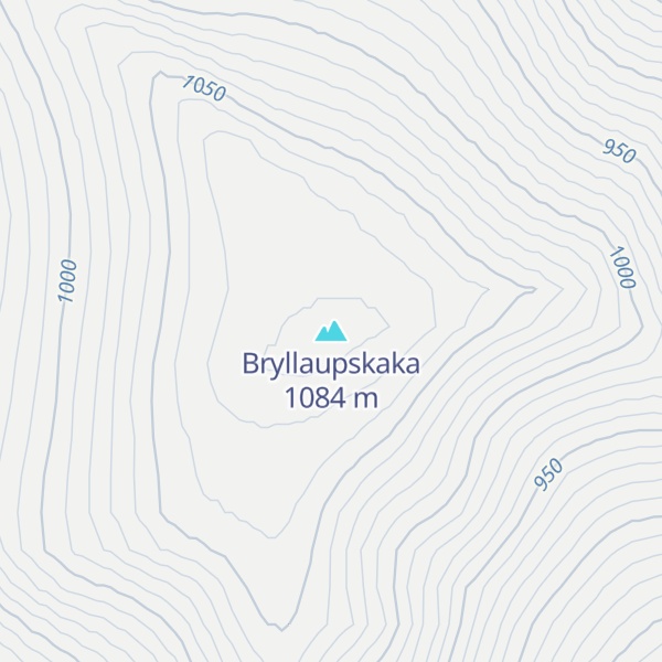 Map of Bryllaupskaka