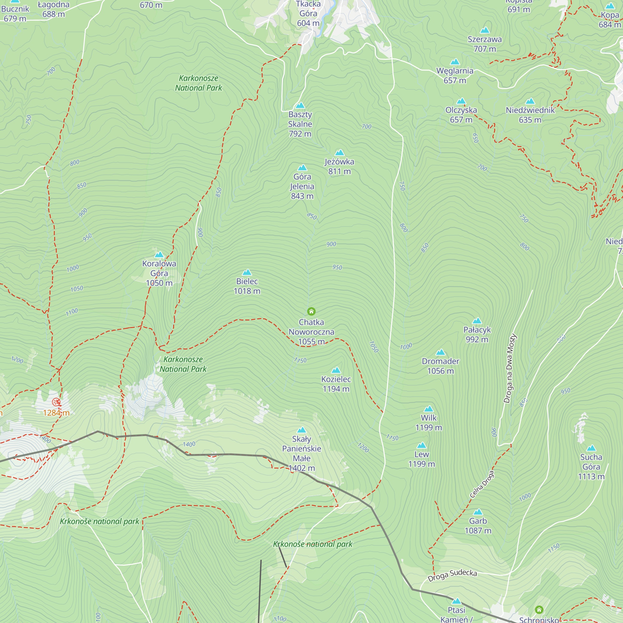 Chatka Noworoczna map