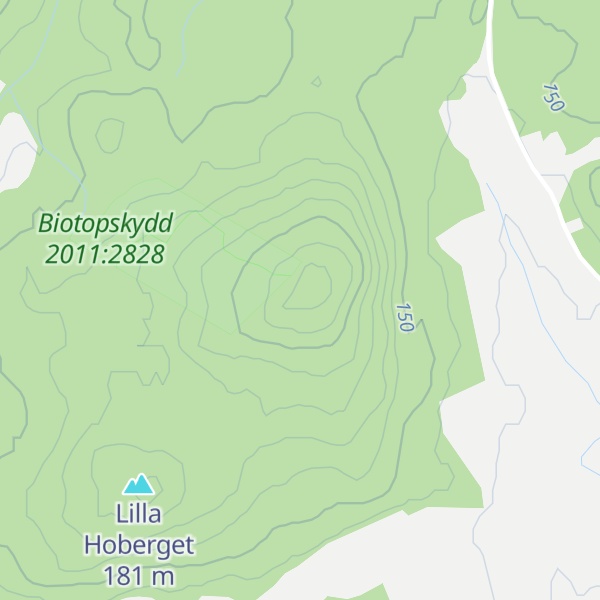Map of Hoberget