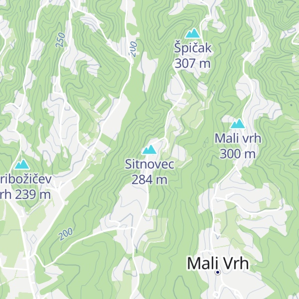 Map of Sitnovec