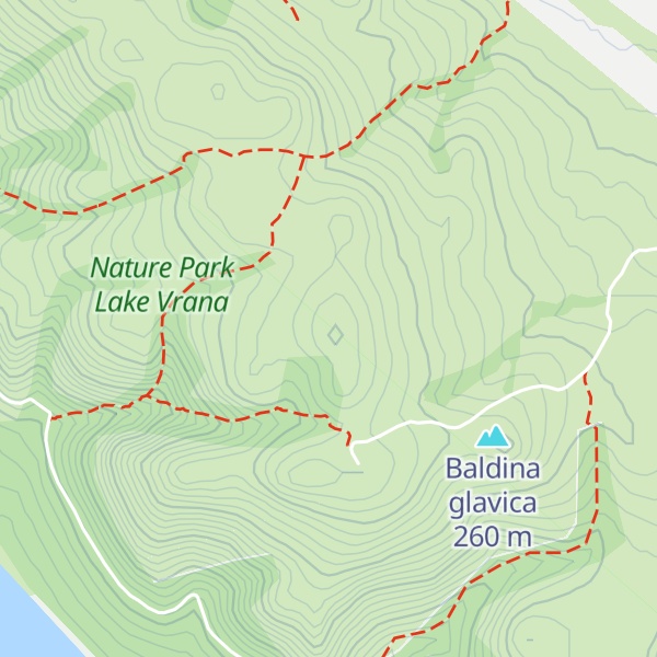 Map of Štandarac