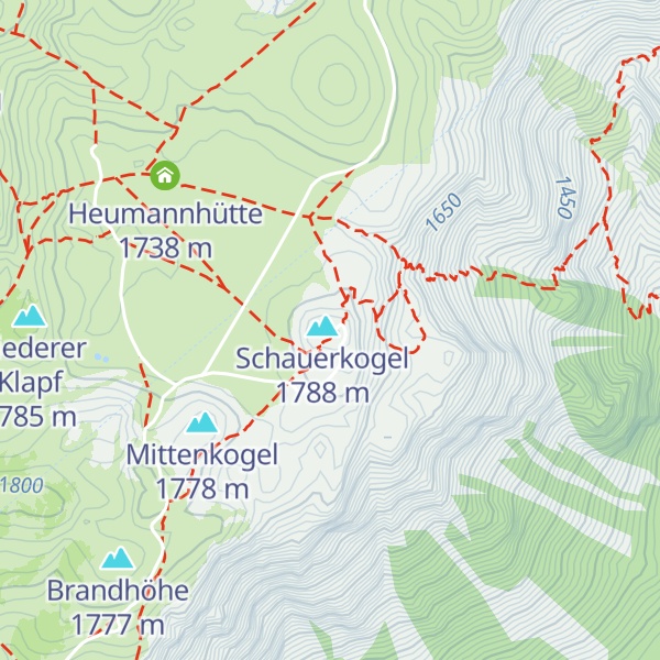 Map of Schneealpenhaus