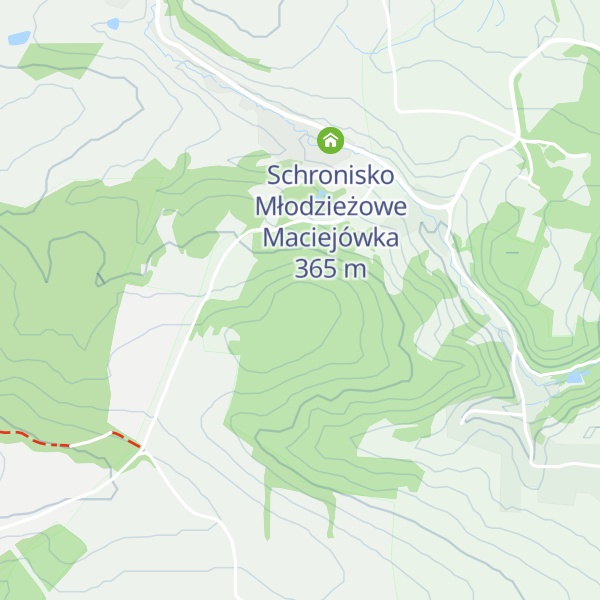 Map of Góra Brożna (Drożyna)