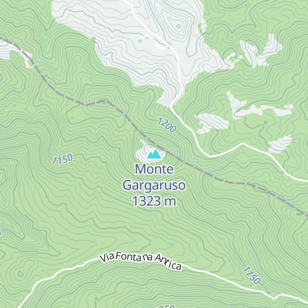 Map of Monte Gargaruso