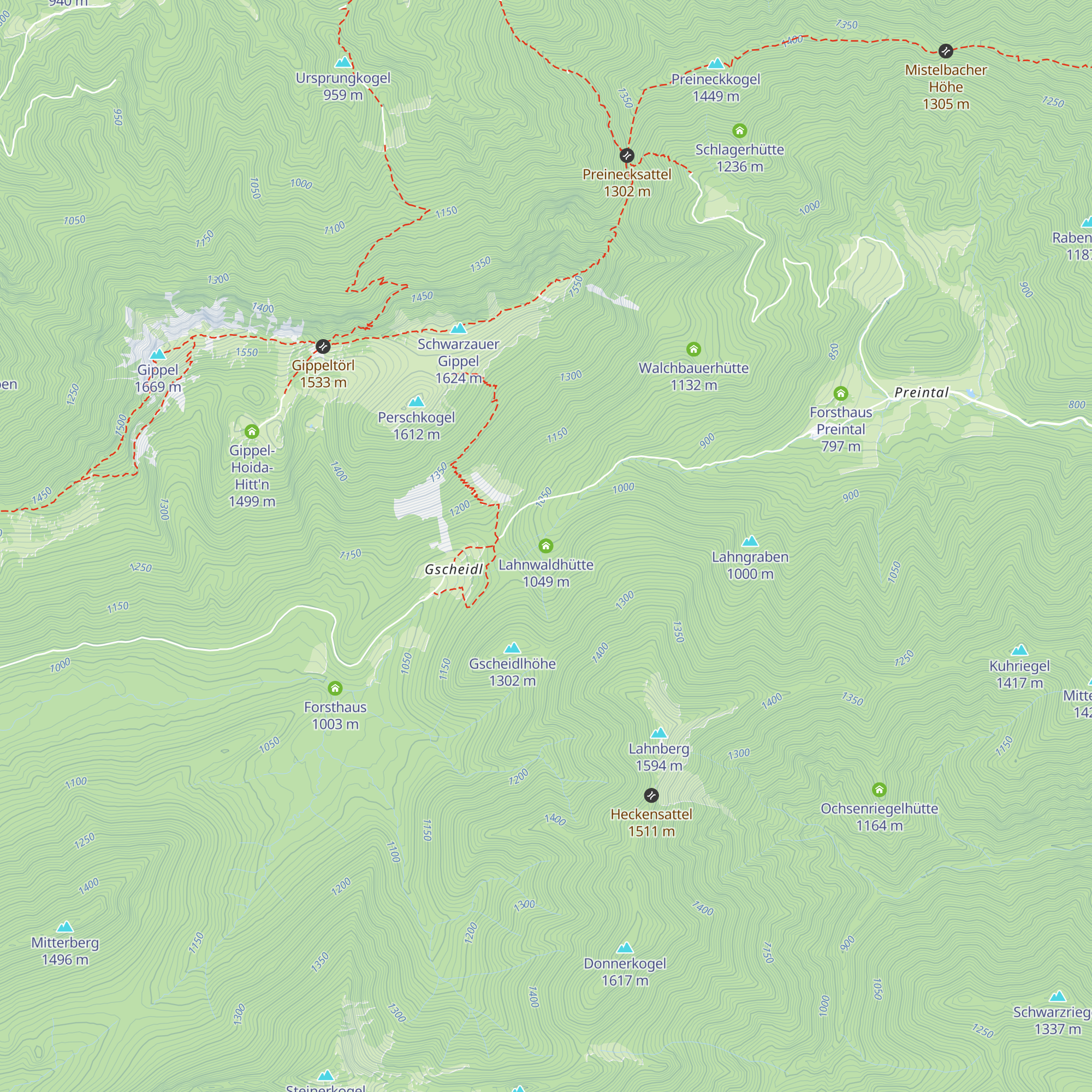 Lahnwaldhütte map