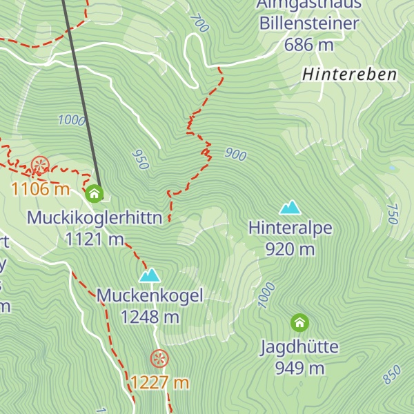 Map of Pichler Hütte im Mostviertel