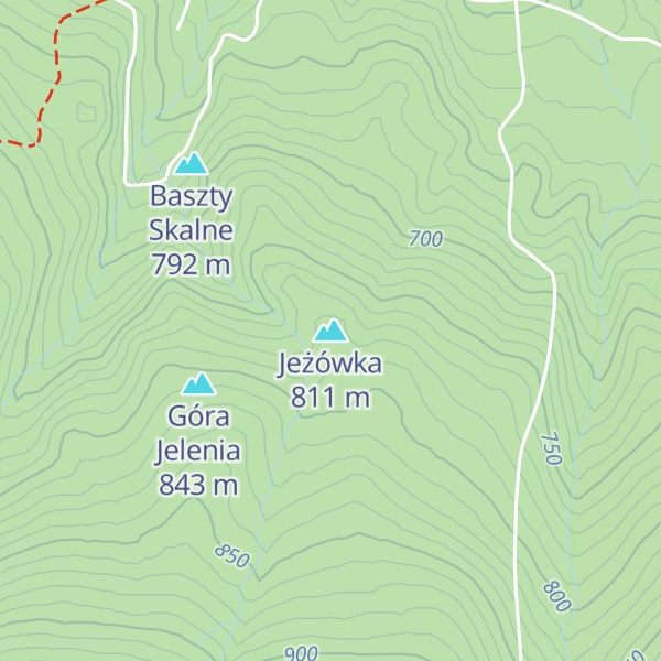 Map of Jeżówka