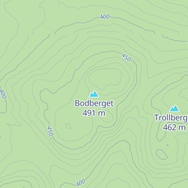 Map of Bodberget