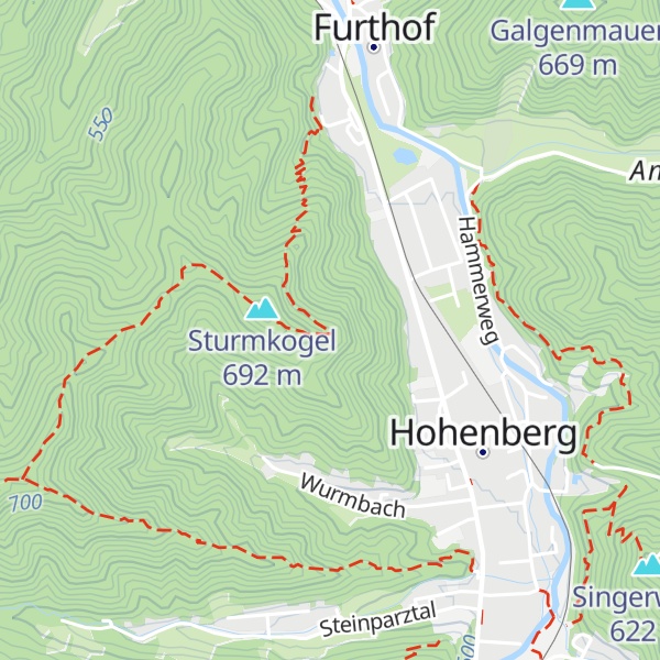 Map of Rocky's Hütte