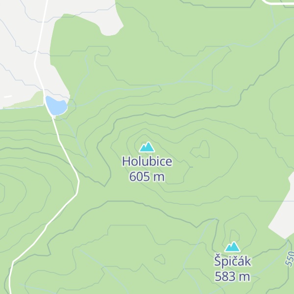 Map of Holubice