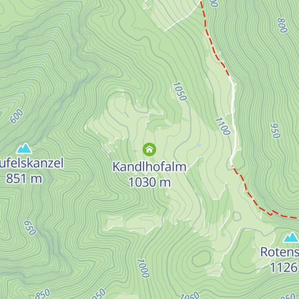 Map of Kandlhofalm