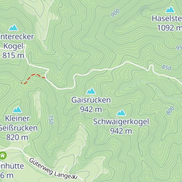 Map of Gaisrücken