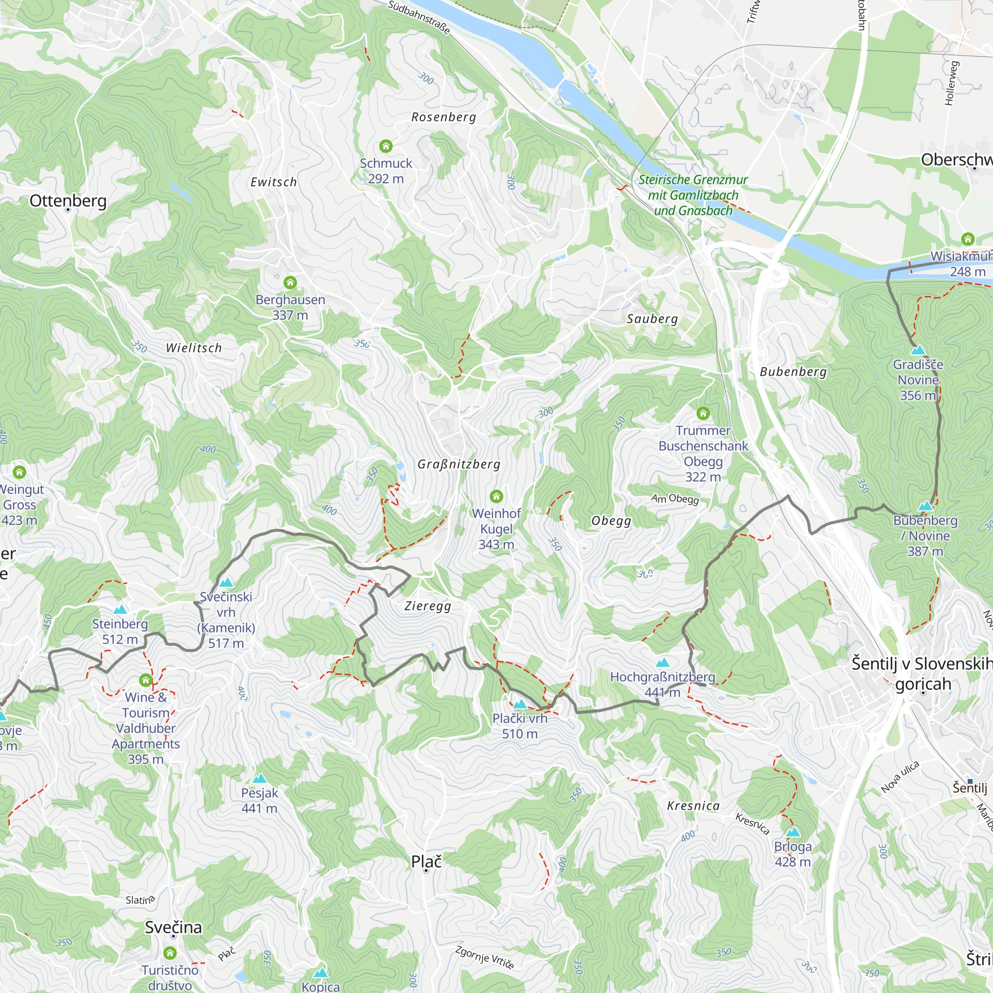 Weinhof Kugel map