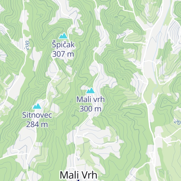 Map of Mali vrh
