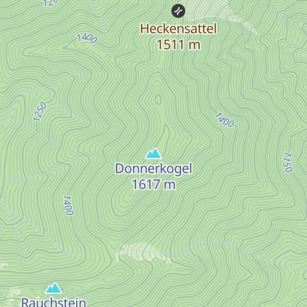 Map of Donnerkogel