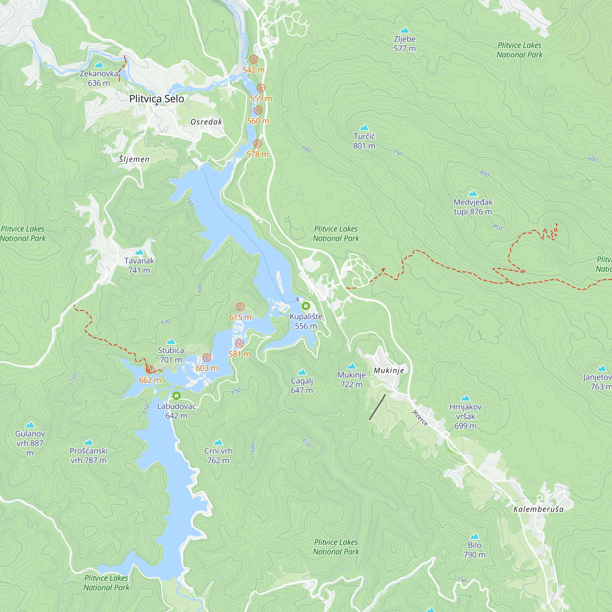 Kupalište map