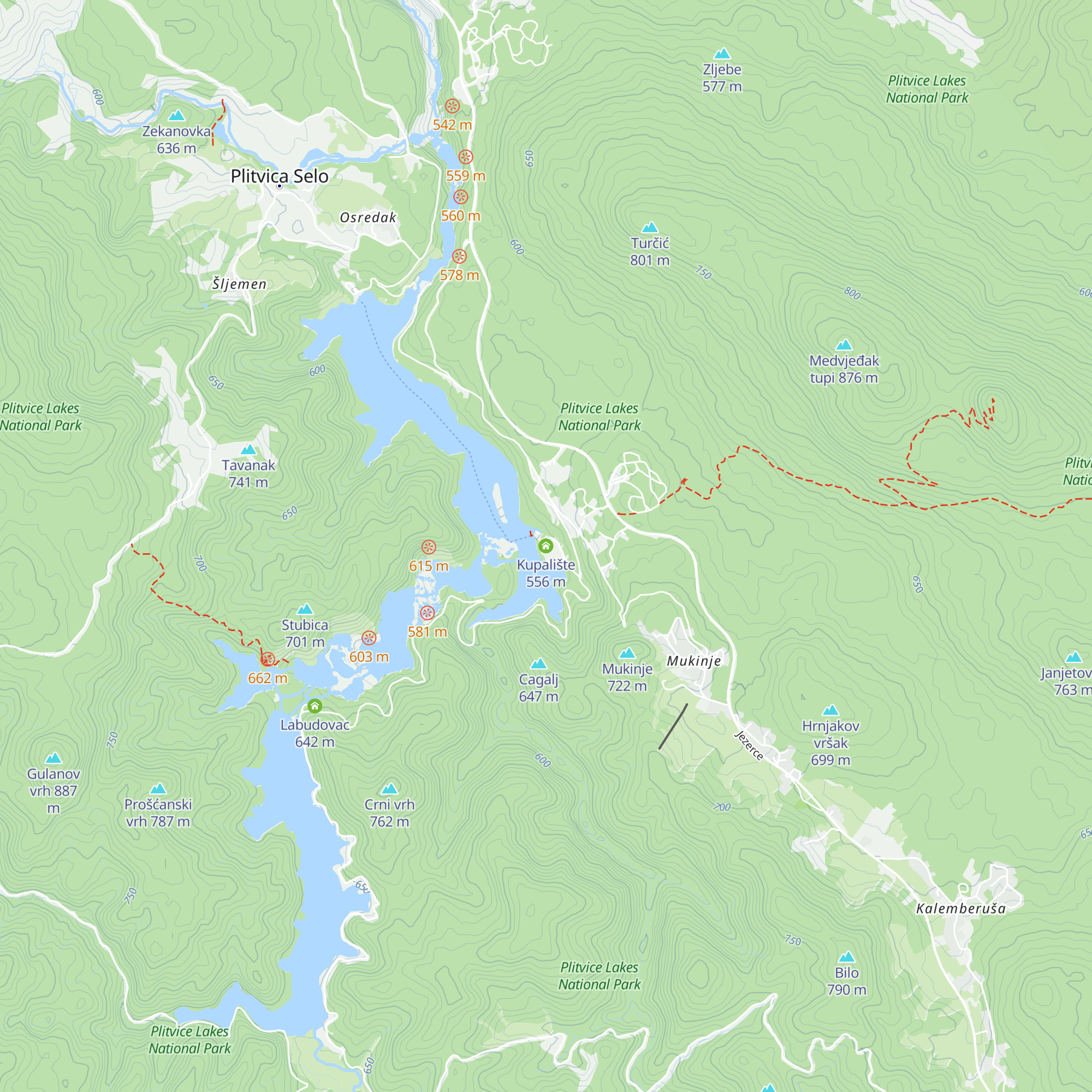 Kupalište map