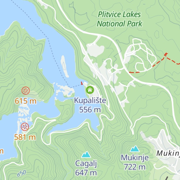 Map of Kupalište
