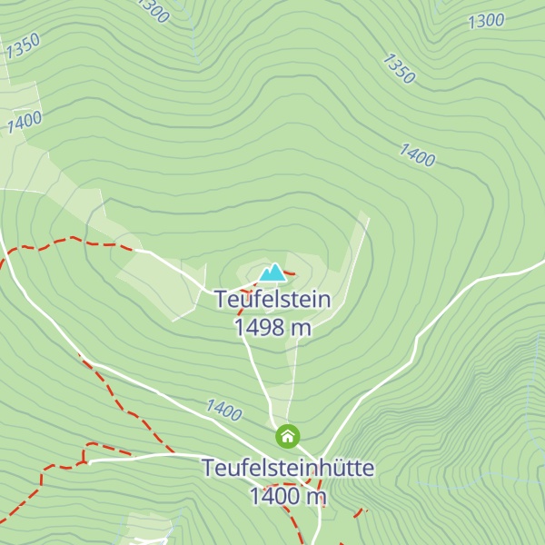 Map of Teufelstein