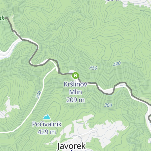 Map of Kršlinov Mlin
