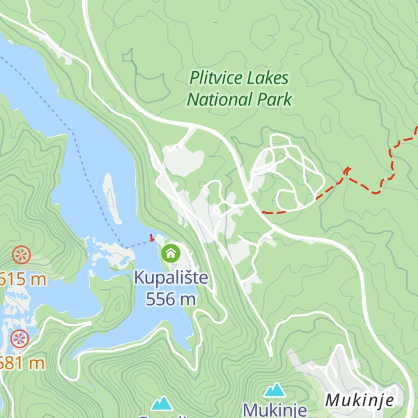 Map of Hotel Plitvice