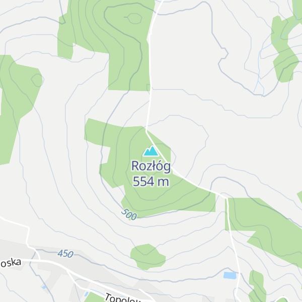Map of Rozłóg