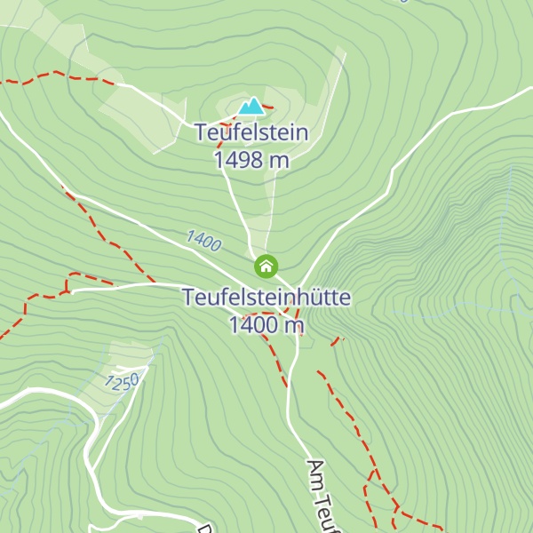 Map of Teufelsteinhütte