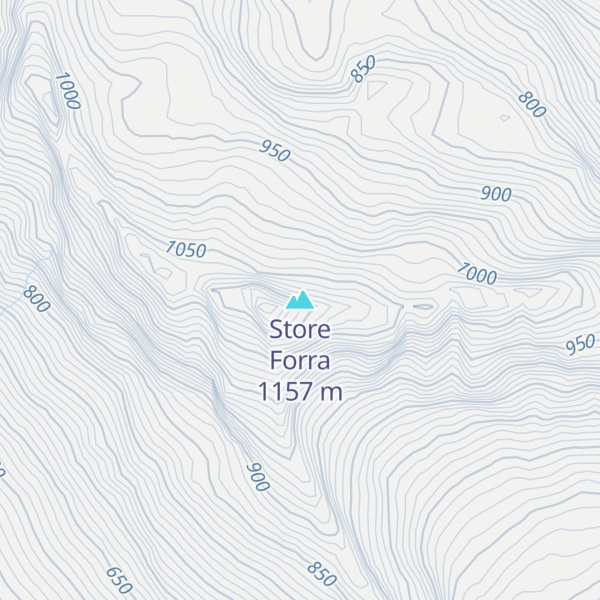 Map of Store Forra