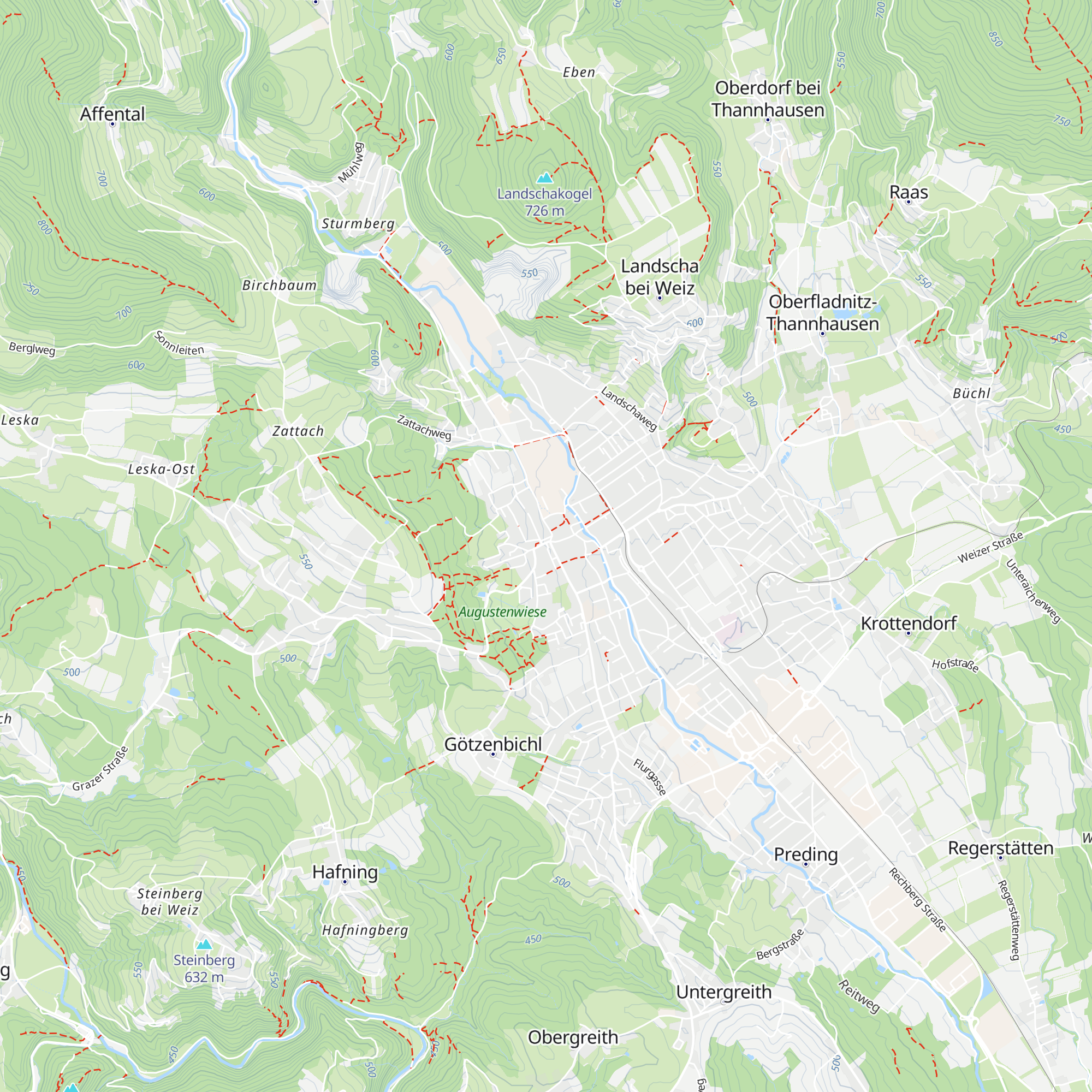 Tourismusverband Weiz map
