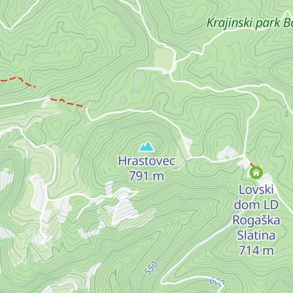 Map of Hrastovec
