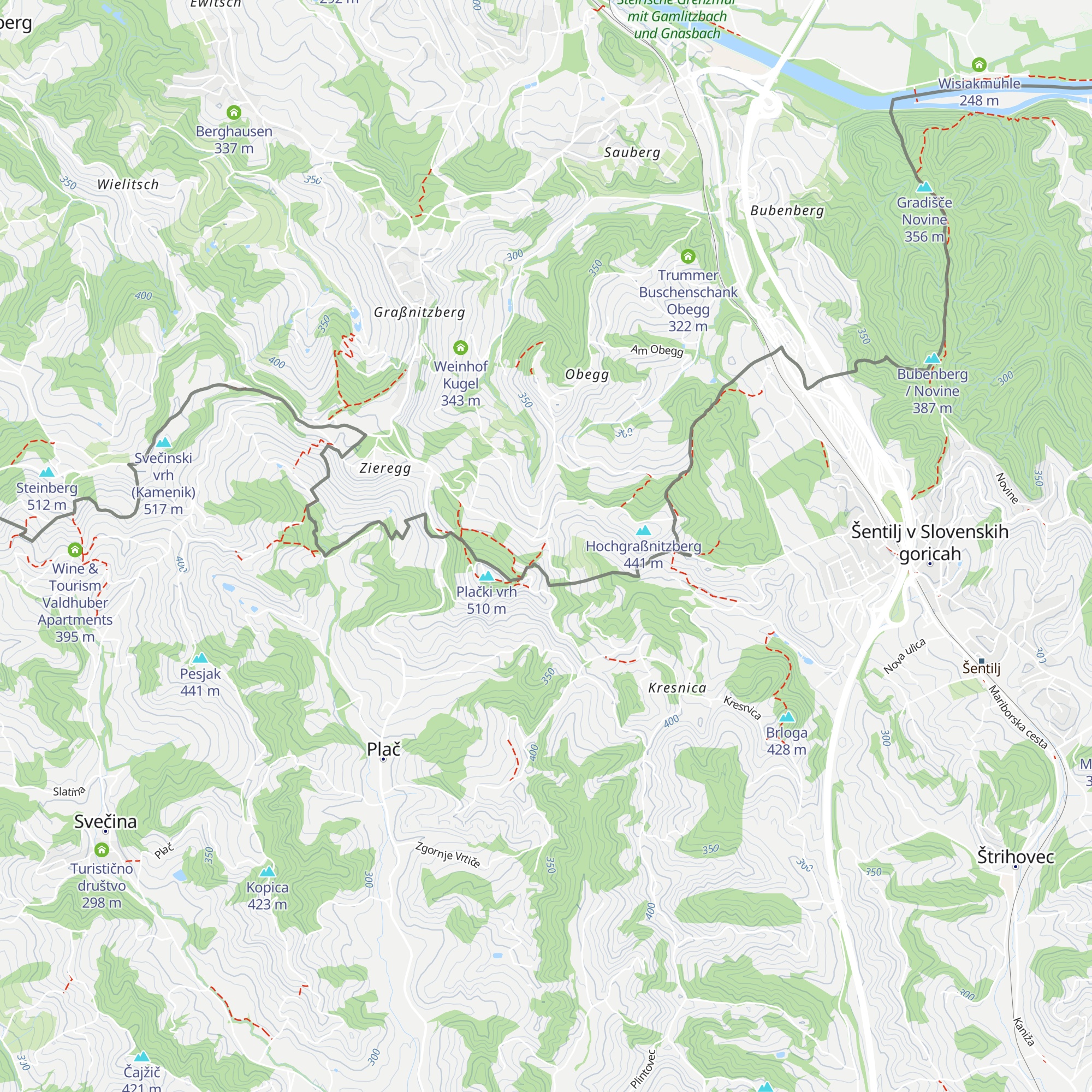 Graßnitzburg map