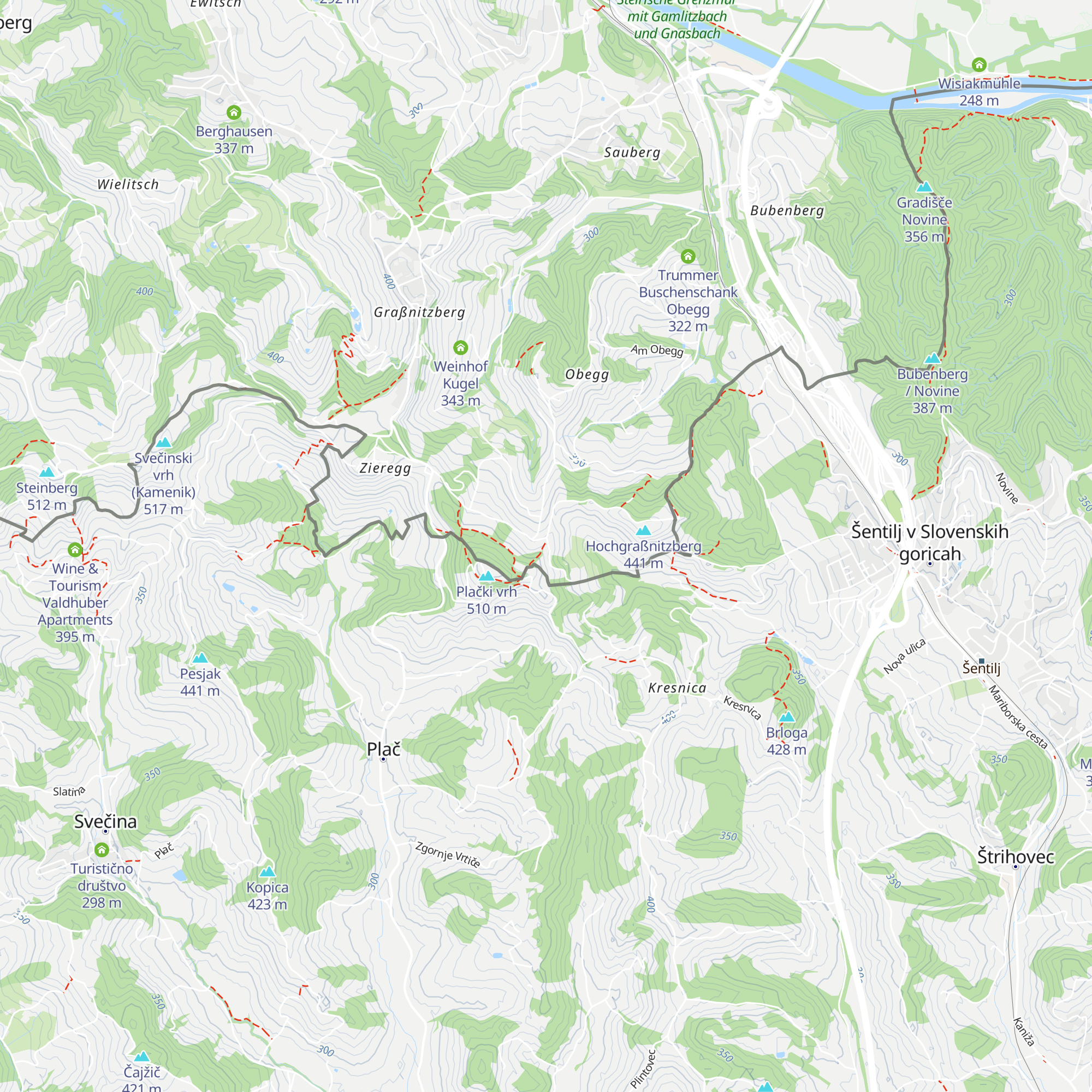 Graßnitzburg map