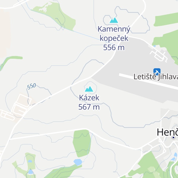 Map of Kázek