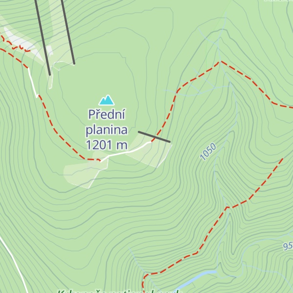 Map of Chata na Pláni