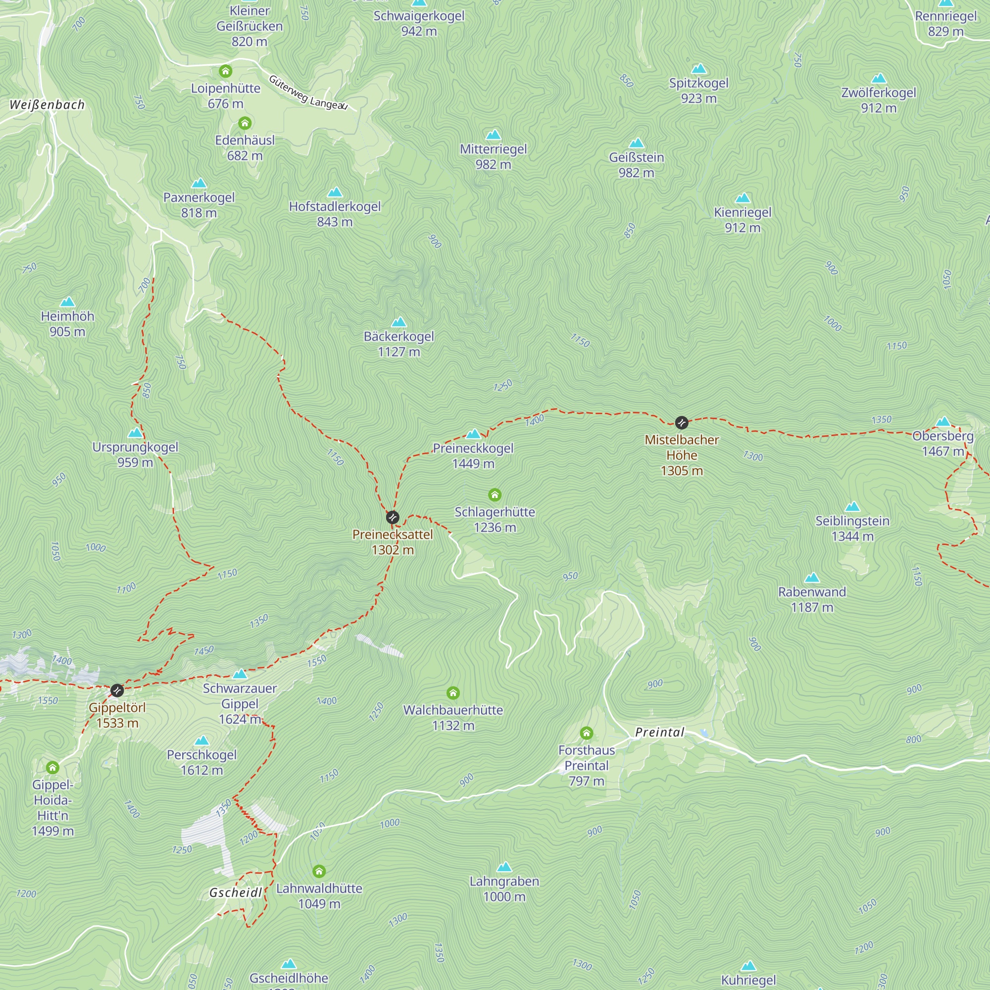 Schlagerhütte map