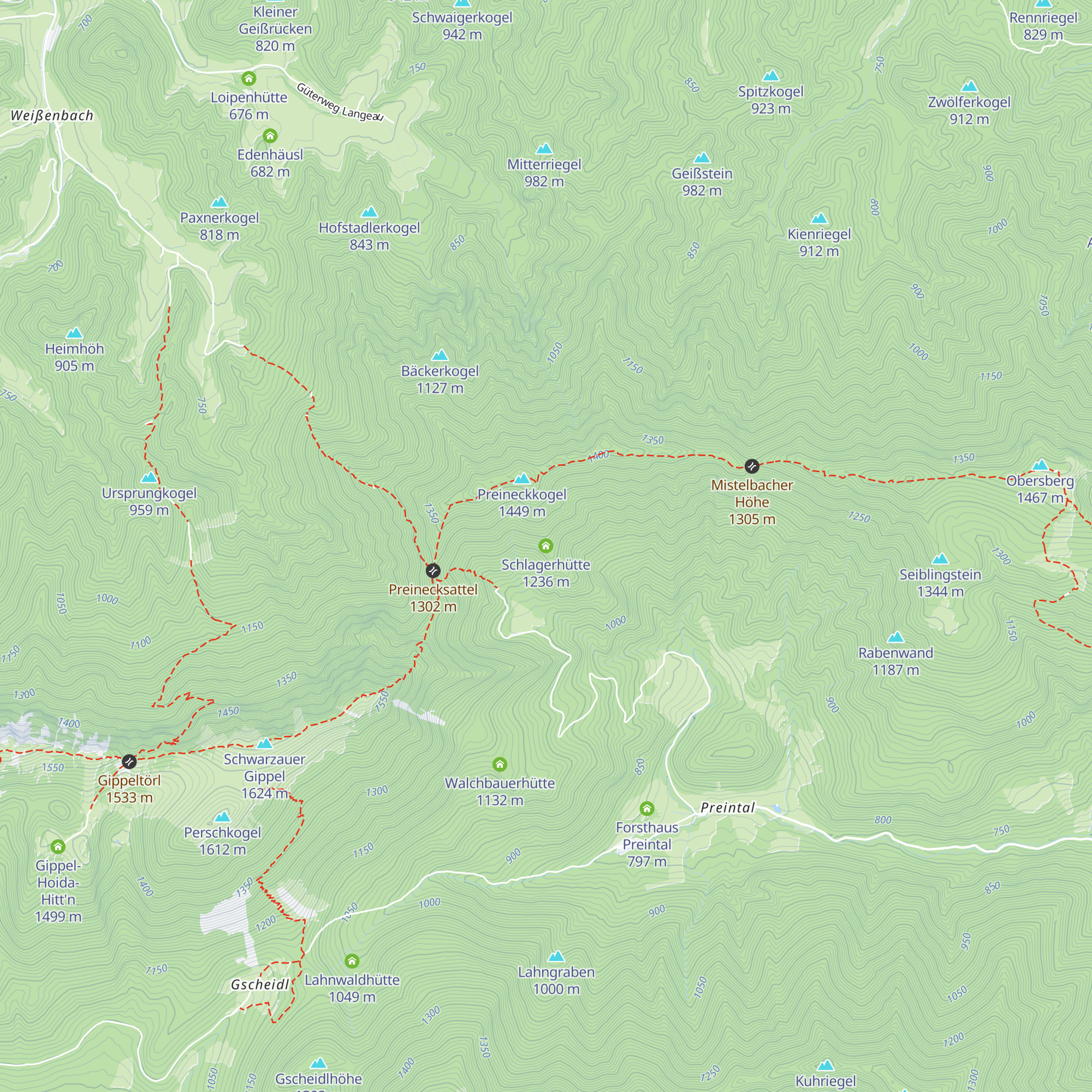 Schlagerhütte map