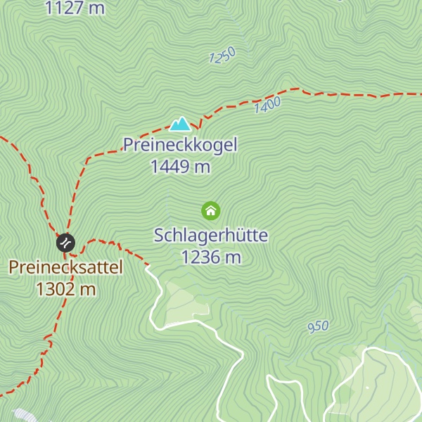 Map of Schlagerhütte