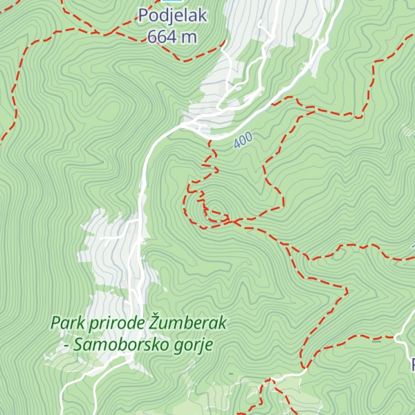 Map of Stari grad Lipovec