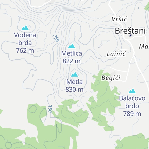 Map of Metla