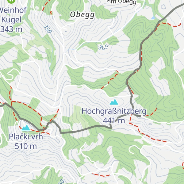 Map of Hotel an der Lage "Hochgrassnitzberg"