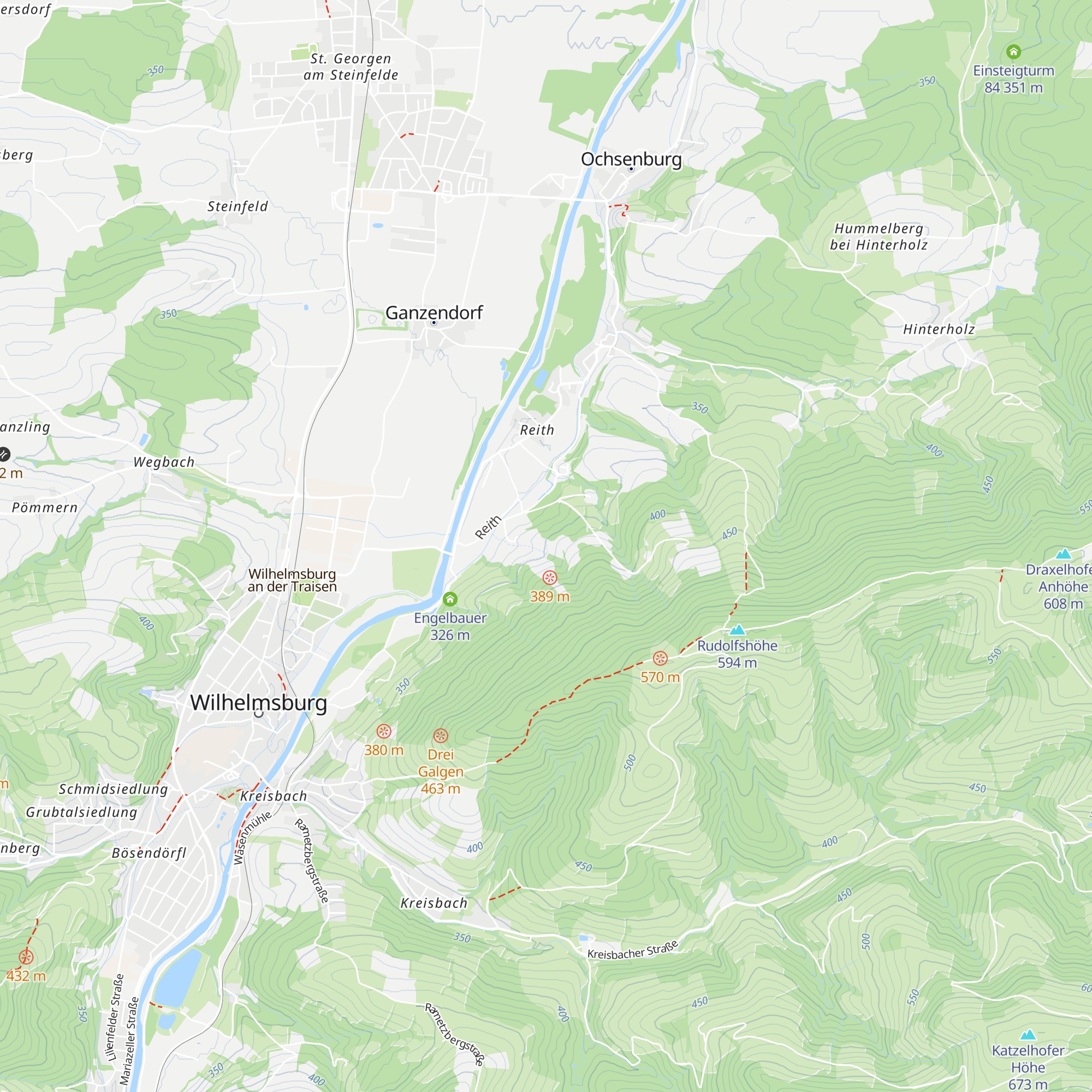 Einsteigturm 80 map