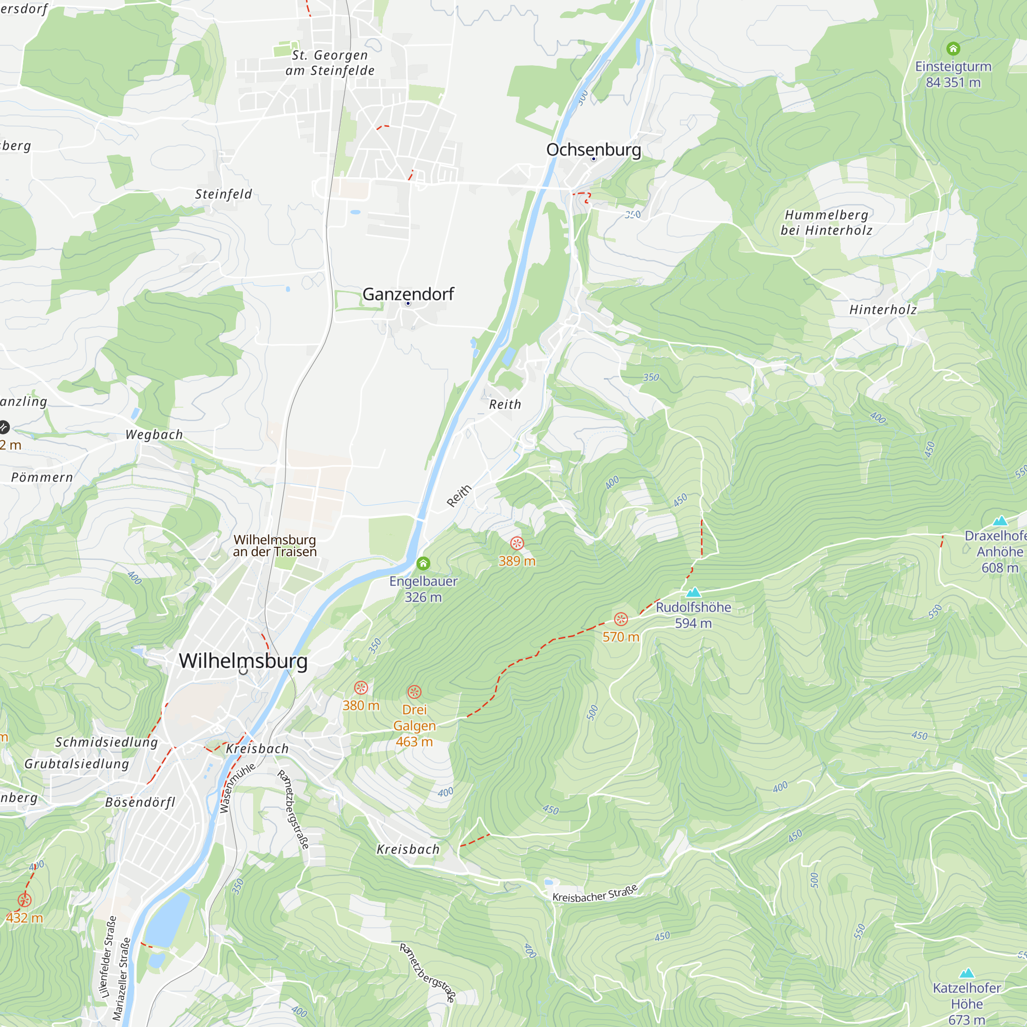 Einsteigturm 80 map