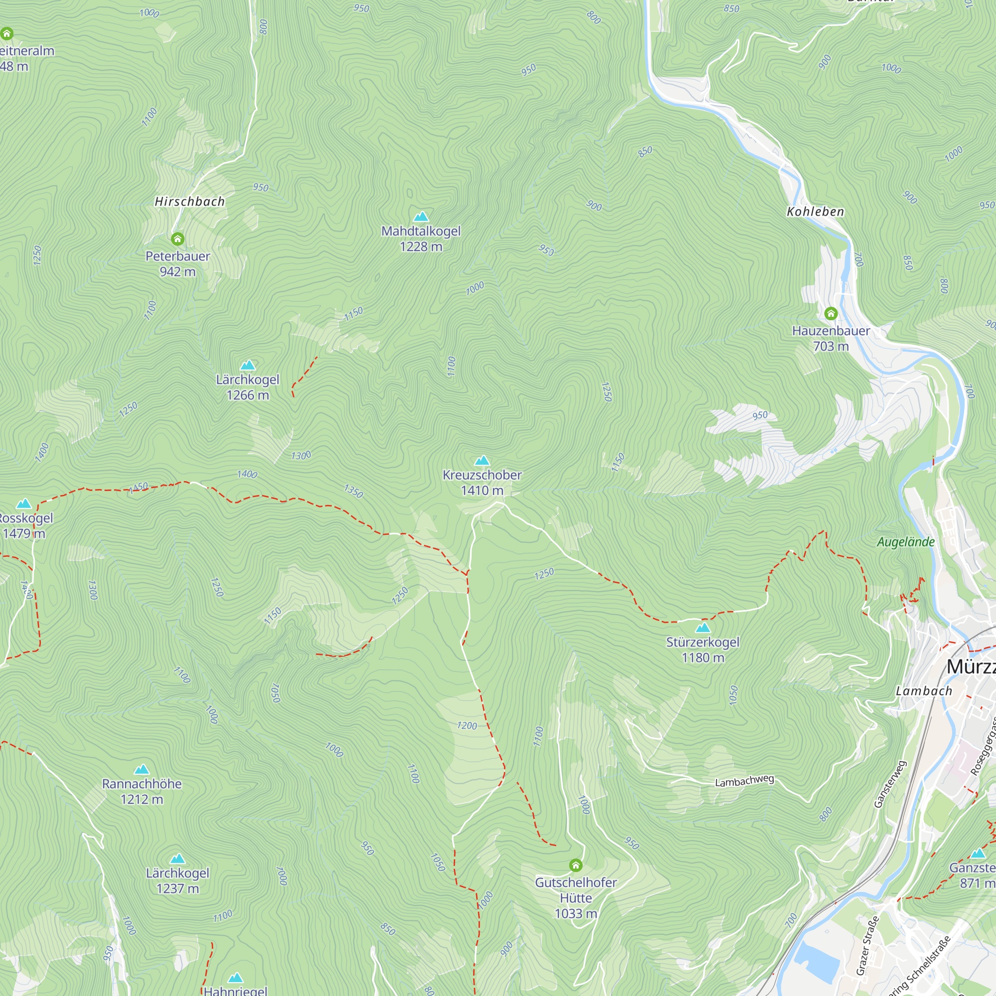 Kaarlhütte map