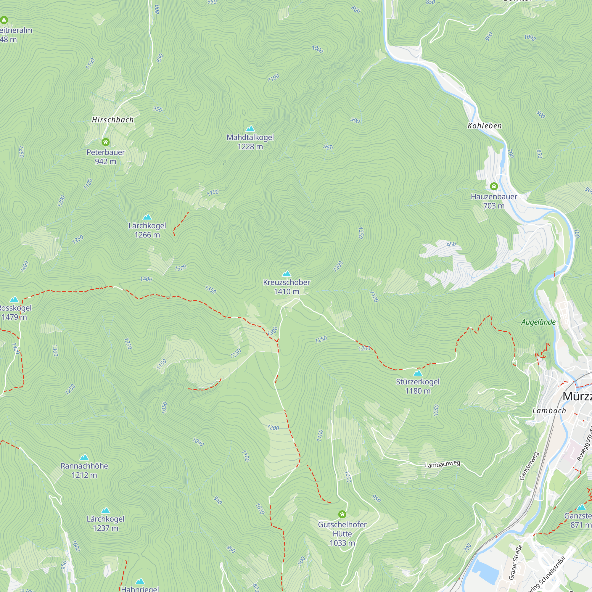 Kaarlhütte map