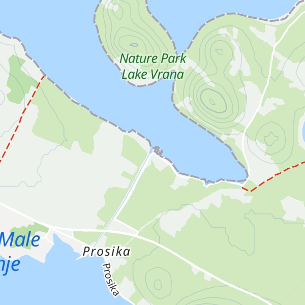 Map of PROSIKA - PP Vransko jezero