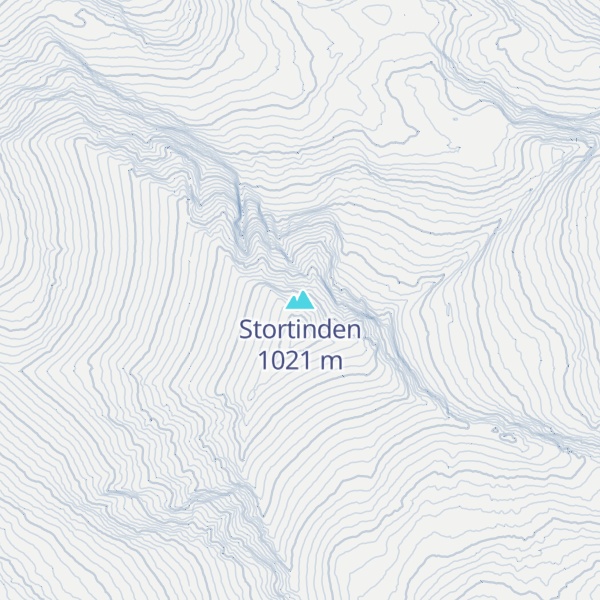 Map of Stortinden