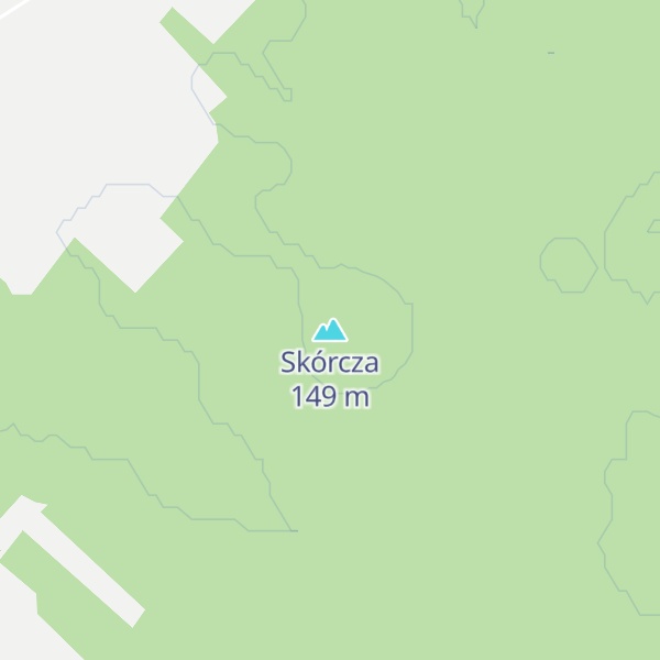 Map of Skórcza