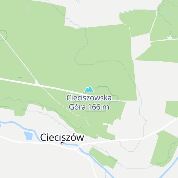 Map of Cieciszowska Góra