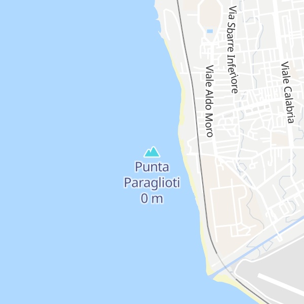 Map of Punta Paraglioti