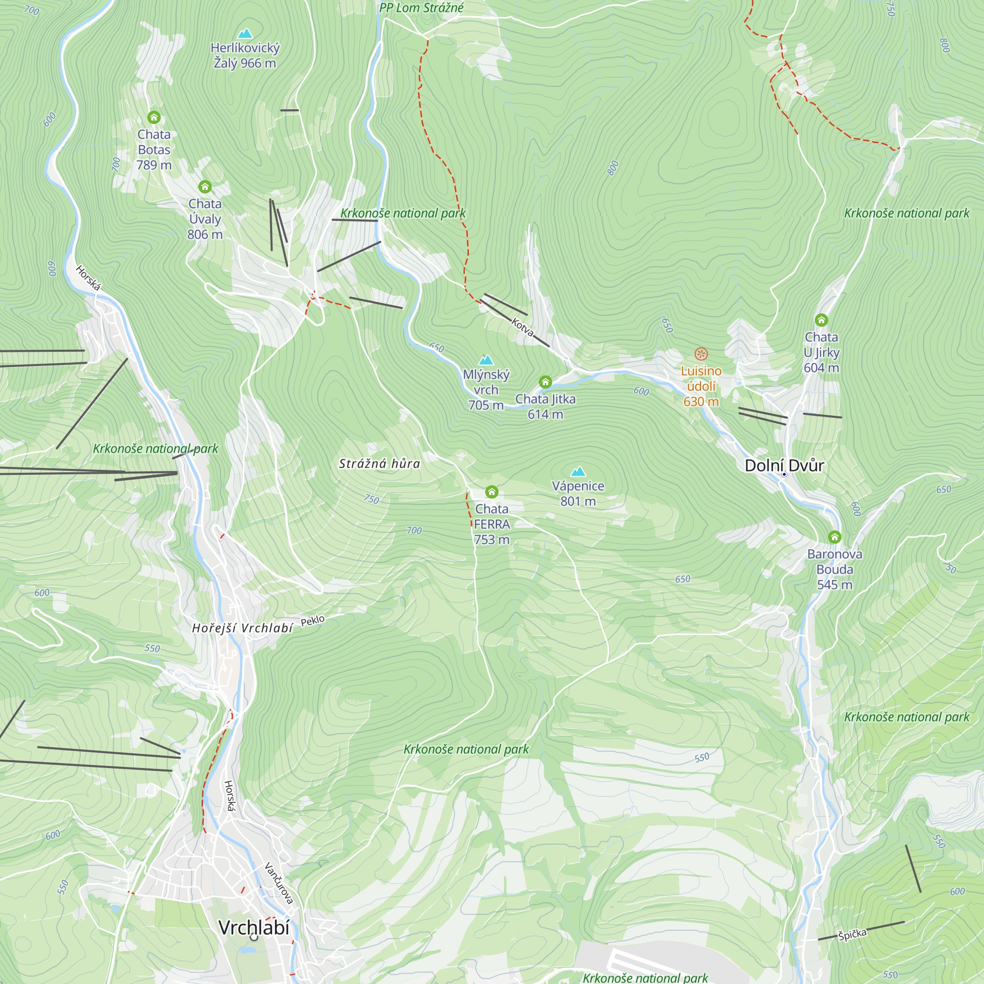 Chata FERRA map